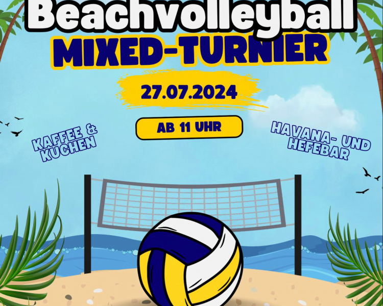 24. Beachvolleyball-Mixed-Turnier