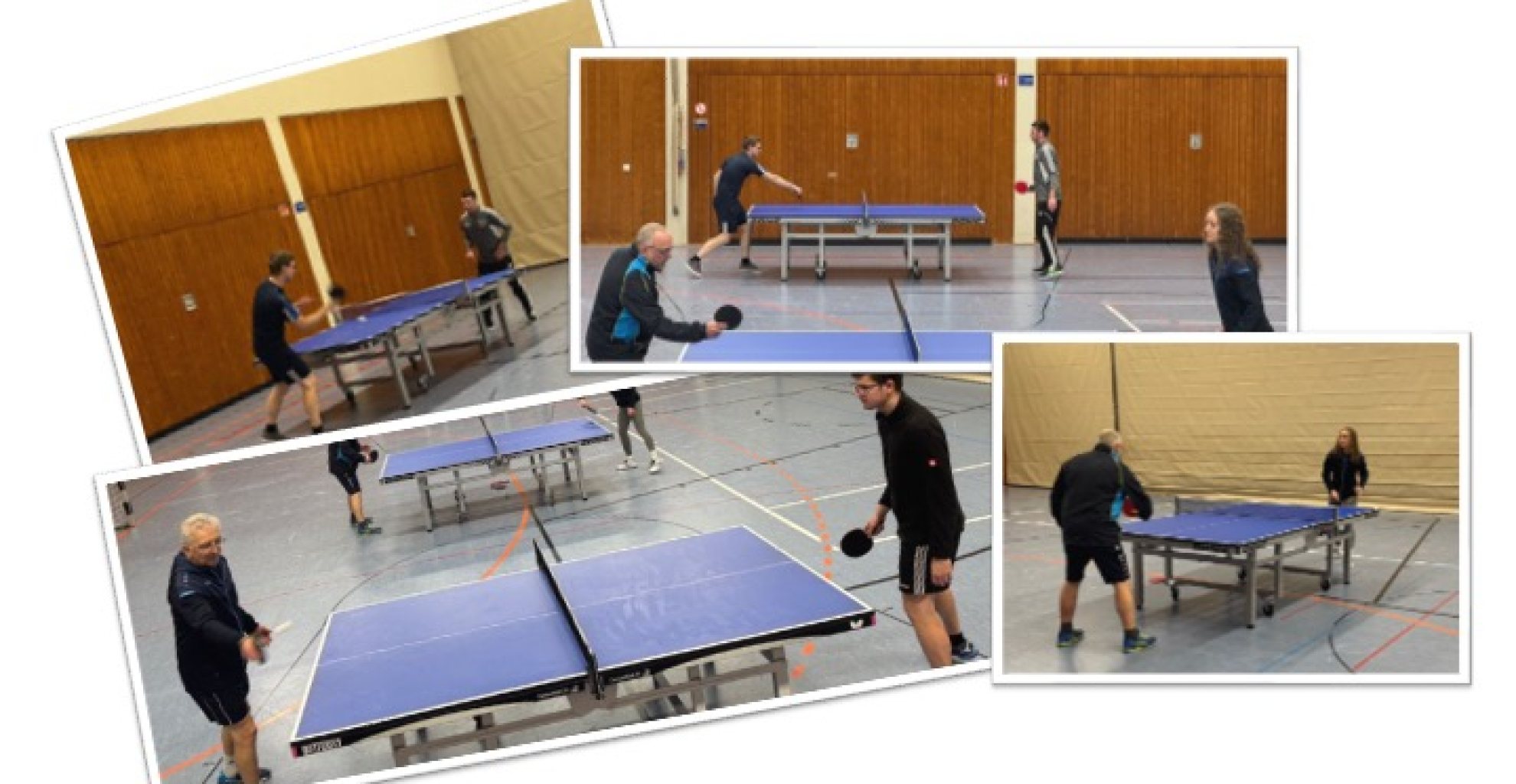 Volleyballer spielten Tischtennis