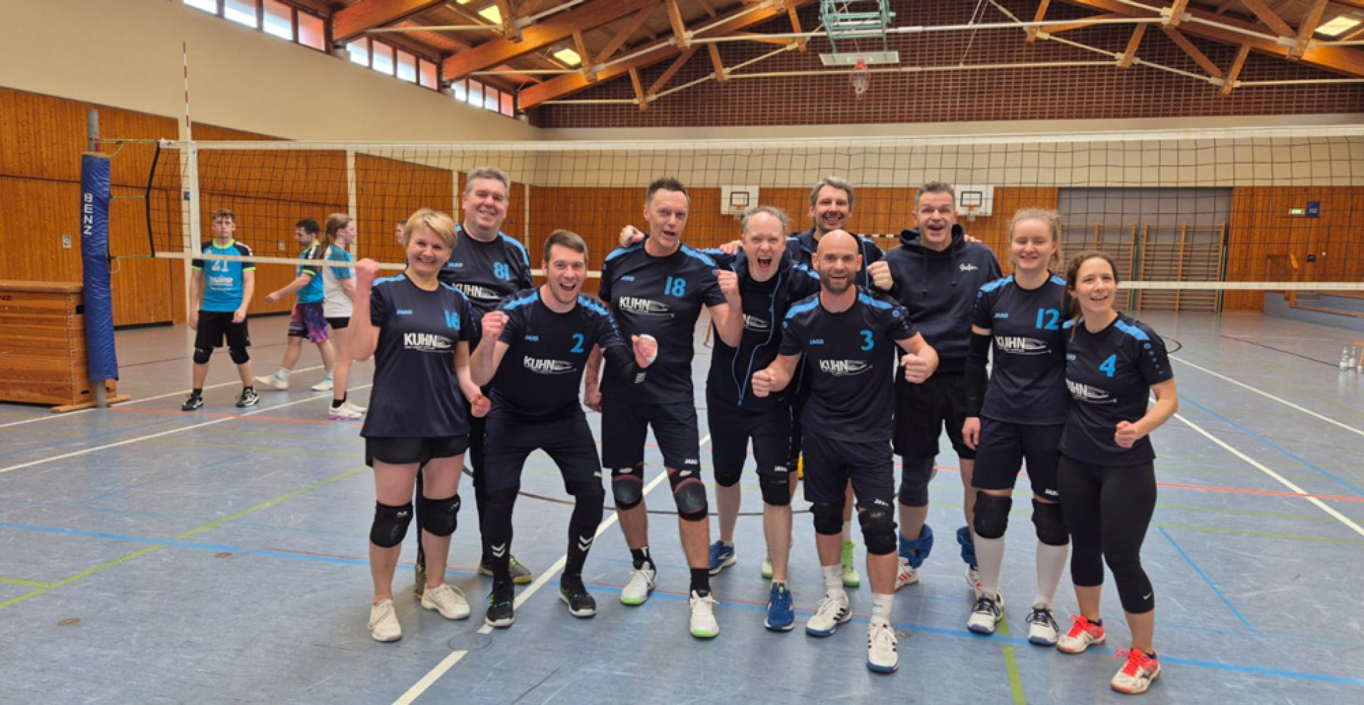 Erfolgreicher Heimspieltag der Mixed-Volleyballer des TSV Höpfingen