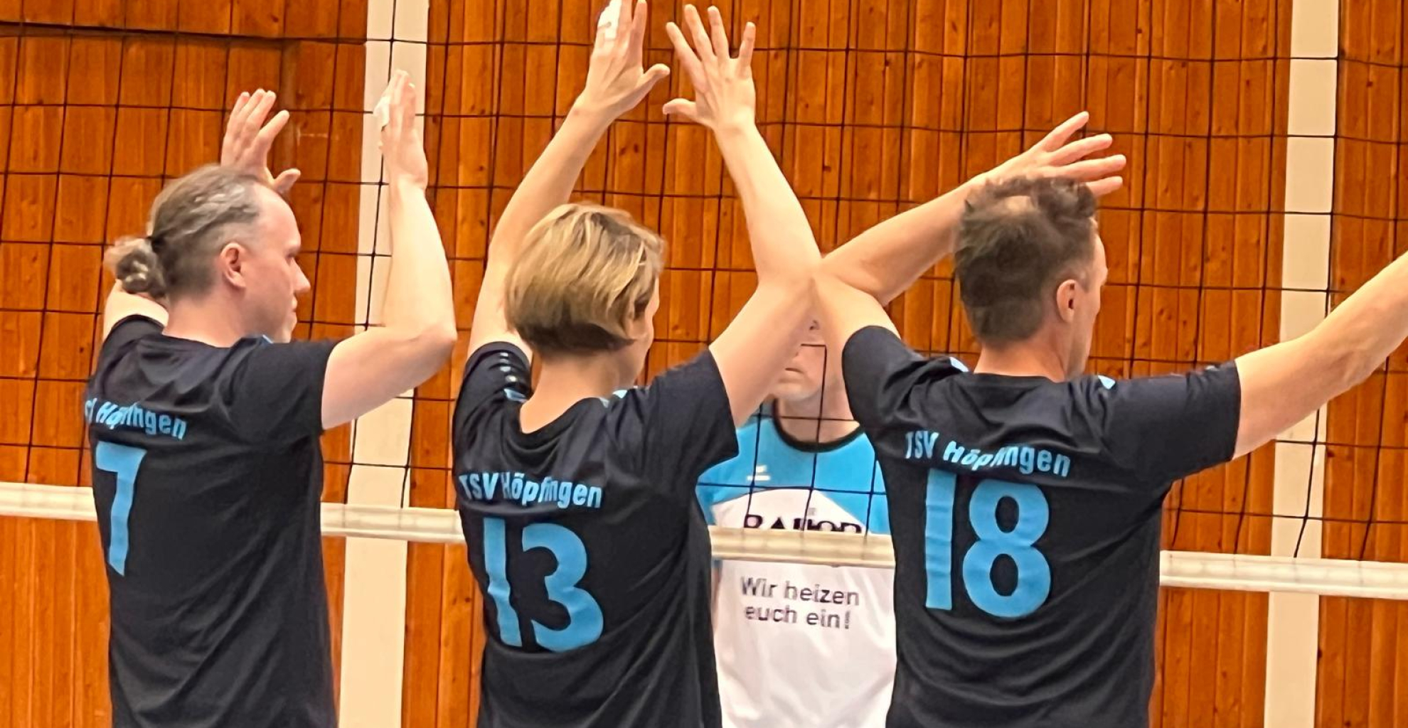 Volleyballer des TSV Höpfingen feierten zwei Heimsiege 