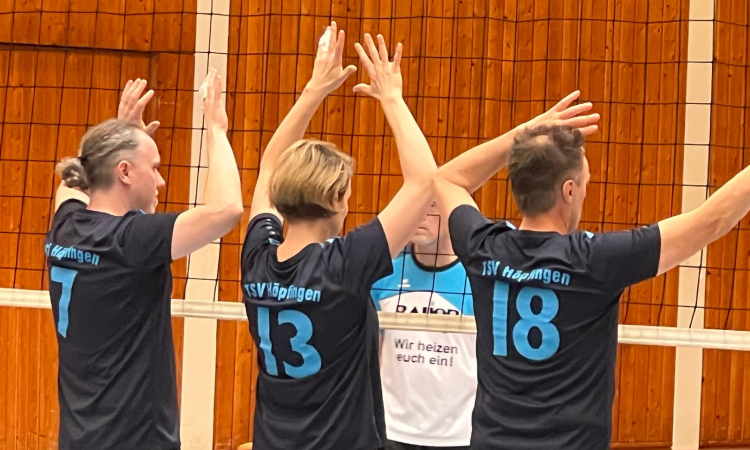 Volleyballer des TSV Höpfingen feierten zwei Heimsiege 