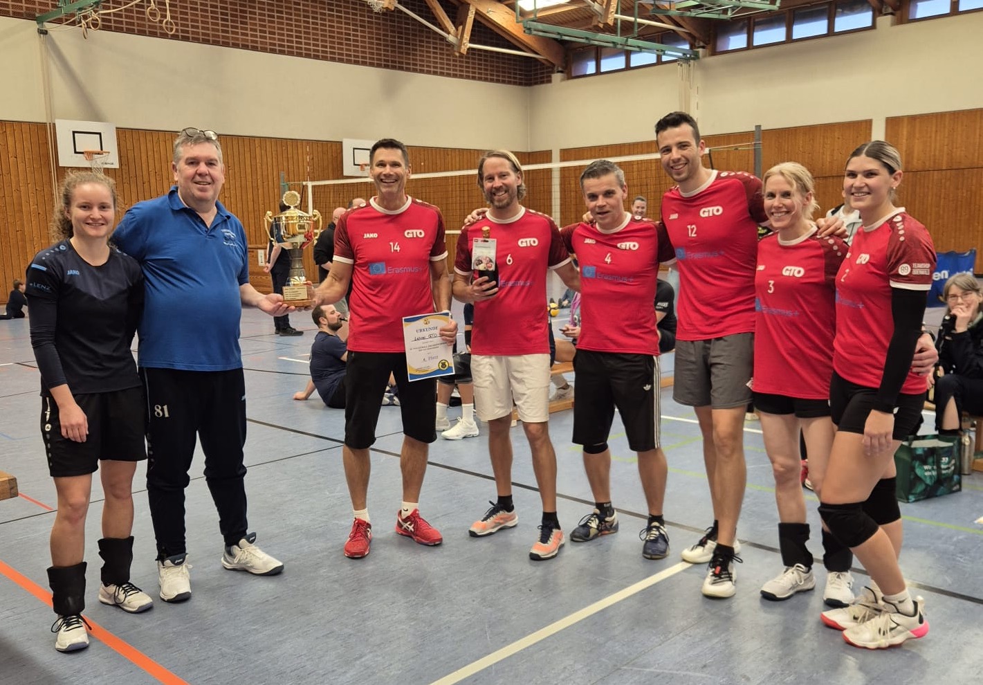 Gewinner des 29. Volleyball Freizeitturniers: Lehrer GTO