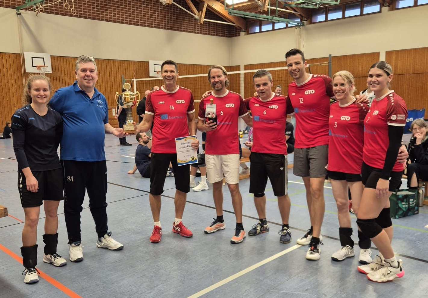 Gewinner des 29. Volleyball Freizeitturniers: Lehrer GTO