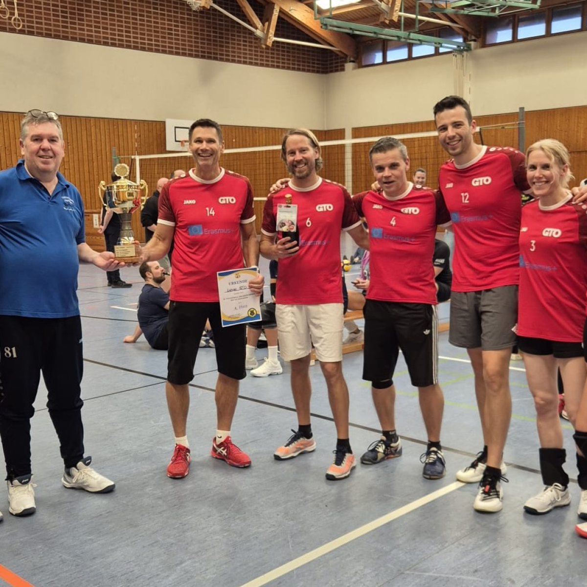 Gewinner des 29. Volleyball Freizeitturniers: Lehrer GTO