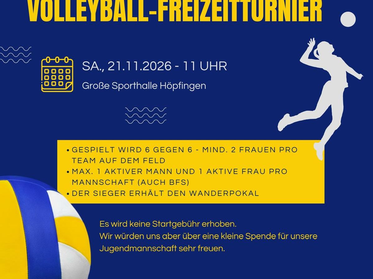 30. Höpfinger Volleyball-Freizeitturnier