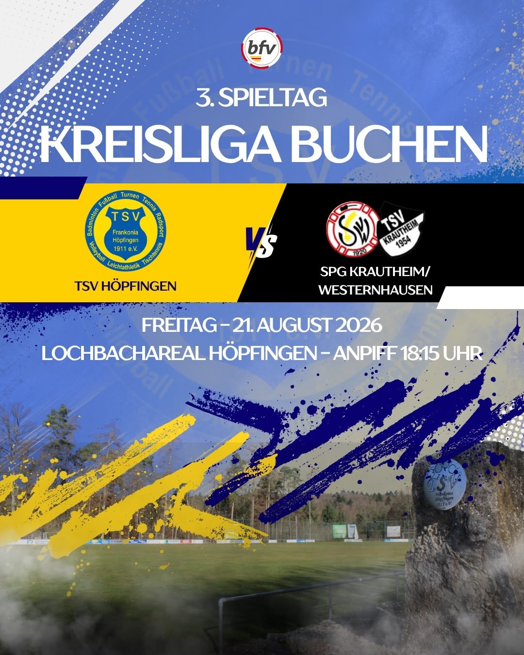 3. Spieltag - Unsere Erste am Freitagabend gefragt 